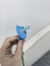 貝親（Pigeon）嬰兒安撫奶嘴全硅膠新品萌柔伙伴軟硅橡膠新生寶寶 L號-藍色 6-18個(gè)月  1盒裝 曬單實(shí)拍圖