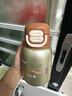 蘇泊爾（SUPOR）兒童保溫杯上學(xué)水杯水壺學(xué)生開學(xué)吸管杯純鈦內(nèi)膽 橡子棕KCV50CN20 曬單實拍圖