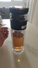 京東京造玻璃杯 全能茶水分離杯 泡茶杯雙層泡茶分離杯子男士鉆石黑330ml 曬單實(shí)拍圖