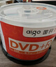 愛國(guó)者（aigo） DVD+R 空白光盤/刻錄盤 16速4.7GB 桶裝50片 可打印 曬單實(shí)拍圖