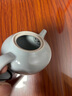 蘇氏陶瓷（SUSHI CERAMICS）汝窯陶瓷茶壺開(kāi)片汝瓷可養金絲鐵線(xiàn)功夫茶具泡茶壺禮盒裝 200ml 隨緣壺 曬單實(shí)拍圖