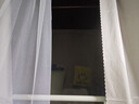 德雙曼u型滑軌道床簾大學(xué)生宿舍床簾上鋪一體式蚊帳強遮光支架護隱私簾 [暮光米]簾子+帳紗+升降支架 曬單實(shí)拍圖