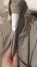 茵曼（INMAN）休閑短款外套春秋季女裝新款立領(lǐng)拉鏈棒球服 貴族灰 M 曬單實(shí)拍圖