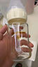 奶瓶寶寶新生兒防嗆奶防脹氣玻璃200ml配母乳S碼+防嗆SS 曬單實(shí)拍圖