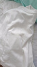 Olrain歐芮兒米白色短袖T恤夏季女裝簡(jiǎn)約寬松別致百搭上衣衣服 米白色 M 曬單實(shí)拍圖