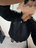 休閑運動(dòng)套裝男女開(kāi)衫衛衣衛褲秋季情侶款外套跑步健身運動(dòng)兩件套 黑白色 M 曬單實(shí)拍圖