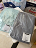 易旅旅行收納袋3件套行李箱整理包衣物衣服分裝袋內衣褲收納包 藍色 曬單實(shí)拍圖