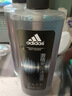 阿迪達(dá)斯 （adidas）男士沐浴露洗發(fā)水洗面奶三效合一 游泳去氯持久留香清涼熱情250ml 曬單實拍圖