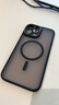 藍妮子 適用蘋(píng)果16手機殼磁吸iphone16promax手機殼16plus保護套13promax全包新款12pro全包防摔磨砂男女 深空黑【精孔鏡頭版】金屬鏡頭圈丨強力磁吸丨膚感磨砂 蘋(píng)果13Pro 曬單實(shí)拍圖