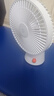 米家 小米桌面小風(fēng)扇 臺式手持迷你便攜充電風(fēng)扇小型 戶外露營宿舍辦公室家用 7羽葉大風(fēng)量 曬單實拍圖