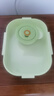 蘇泊爾（SUPOR）飯盒316不銹鋼自帶布包餐具學(xué)生上班族餐盤(pán)多分格不串味保溫飯盒 煙柳綠（含布包+餐具） 1500ml 曬單實(shí)拍圖