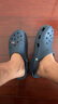 卡駱馳crocs檀健次同款經(jīng)典洞洞鞋輕便百搭男沙灘鞋包頭拖鞋10001 深藍-410 41 /42(260mm) 曬單實(shí)拍圖