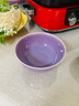 欣義紫云米飯碗家用陶瓷餐具景德鎮(zhèn)中式釉下彩個人專用高級感碗盤 紫云5英寸圓滿碗-13.2CM餐碗 曬單實拍圖