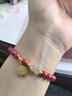 梵哲詩正品和田玉葫蘆福祿朱砂女生手鏈鐲串七夕情人節(jié)禮物送女朋友老婆 【空運次日達】福祿紫金砂手串6mm 曬單實拍圖