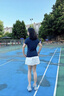 安踏冰絲POLO衫丨短袖女士夏季翻領(lǐng)t恤透氣半袖運(yùn)動(dòng)休閑上衣網(wǎng)球T恤 曬單實(shí)拍圖