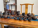 楓嵐苑建水紫陶功夫茶具套裝紫砂功夫茶杯茶具西施壺泡茶器禮品 仿古壺-茶具套裝 19頭 曬單實拍圖
