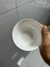 斯凱綈（Sky Top）米飯碗陶瓷小湯碗骨瓷純白家用喬遷酒店餐具4.5英寸金鐘碗4件套裝 曬單實拍圖