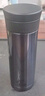 膳魔師（THERMOS）保冷保溫杯470ml高真空不銹鋼戶(hù)外運動(dòng)旅行帶茶漏水杯CMK-501 BKP 曬單實(shí)拍圖