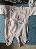 貝瑞加（Babyprints）嬰兒連體衣2件裝新生寶寶蝴蝶衣長袖護(hù)肚連身衣滿月服 小兔59 曬單實拍圖