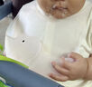 babycare寶寶吃飯圍兜輔食飯兜防水硅膠嬰兒兒童圍嘴口水兜巾【超輕3D】 曬單實(shí)拍圖