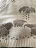 Basic House/百家好慵懶風(fēng)刺繡套頭毛衣小個(gè)子秋冬新款圓領(lǐng)上衣女 燕麥色 M 曬單實(shí)拍圖