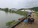 simago喜曼多拐杖釣魚傘12棱防轉(zhuǎn)手杖雙層釣傘防暴雨紫外線遮陽傘2.4米 曬單實拍圖