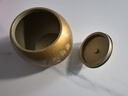 銅師傅《茶葉罐系列》如意葫蘆茶葉罐銅擺件 家居裝飾工藝品禮物 如意小茶罐 曬單實(shí)拍圖