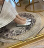 COSMICKISS法式單鞋女小香風(fēng)鞋子氣質(zhì)平底溫柔晚風(fēng)鞋軟底淺口復古芭蕾瓢鞋 銀色【38碼】 曬單實(shí)拍圖