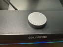 Colorfire七彩虹電腦音響音箱桌面電競游戲無序RGB燈效臺式機(jī)筆記本適用低音炮有線喇叭3.5mm接口CF100 黑色 曬單實(shí)拍圖