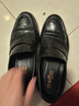 金利來(lái)（Goldlion）男鞋商務(wù)時(shí)尚婚鞋個(gè)性皮鞋舒適樂(lè)福鞋G582330093AAA黑色39 曬單實(shí)拍圖