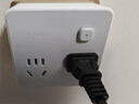 公牛（BULL）86型轉換插頭/插座/轉換插座/電源轉換器 一轉四轉換插頭 4位總控開關 晨霧白 Z93221 曬單實拍圖