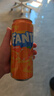 可口可樂（Coca-Cola）日本進(jìn)口Fanta可樂芬達(dá)白桃葡萄味碳酸飲料汽水 子彈頭碳酸飲料 芬達(dá)橙子味汽水500mL*6罐 曬單實(shí)拍圖