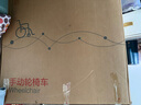 魚躍(yuwell)輪椅車H051折疊老人輕便旅行手推車鋼管免充氣胎代步車 曬單實(shí)拍圖