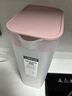 樂(lè )扣樂(lè )扣（LOCK&LOCK）大容量塑料冷水壺放裝水果汁花茶飲料壺涼白開(kāi)壺夏天水壺家用 粉紅色2.1L【帶把手】 曬單實(shí)拍圖