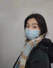 FitonTon純羊毛圍巾女冬季保暖格子女士披肩加厚圍脖送女生圣誕生日禮物 曬單實(shí)拍圖
