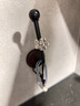 加恩倍胡桃木發(fā)圈發(fā)箍發(fā)繩收納掛鉤免打孔鉤子壁掛首飾發(fā)飾夾皮筋粘鉤 胡桃木頭繩發(fā)箍架1個(gè) 曬單實(shí)拍圖