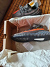 阿迪達斯Yeezy350夏日透氣椰子男女休閑鞋HQ7045 43 曬單實拍圖