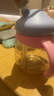 卡蜜迪（kamidi）兒童牛奶杯直飲吸管杯1-3歲-6歲以上寶寶ppsu水杯喝奶瓶-粉色 曬單實(shí)拍圖