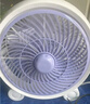 電風(fēng)扇家用桌面風(fēng)扇臺式轉(zhuǎn)頁扇小風(fēng)扇制冷輕音學(xué)生宿舍辦公室臥室鴻運扇插電式大風(fēng)力小型靜音 白紫色1.2米線 曬單實拍圖