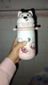 babycare西高地保溫杯學(xué)飲兒童寶寶學(xué)生上學(xué)水壺吸管直飲杯外出6月+-大粉 曬單實(shí)拍圖