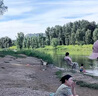 探險(xiǎn)者（TAN XIAN ZHE）戶外折疊椅露營(yíng)椅子月亮椅便攜折疊桌椅高靠背躺椅小凳子釣魚(yú)椅 經(jīng)典舒適款卡其【3重繃帶加固】 曬單實(shí)拍圖