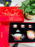 故宮文化 喜上眉梢茶具套裝 骨瓷茶具整套 故宮博物院文創(chuàng)禮品 生日禮物 一壺三杯三碟禮盒裝 曬單實拍圖