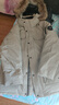 君羽戶(hù)外羽絨服男中長(cháng)款800高蓬白鵝絨工裝加厚防風(fēng)保暖鵝絨服C52035 茶灰 XL （推薦161-175斤） 曬單實(shí)拍圖