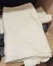 無(wú)印良品（MUJI）男式無(wú)側縫天竺編織圓領(lǐng)T恤2件裝25年夏季男士男款短袖打底衫背心 白色 FA16CC5S L （175/100A） 曬單實(shí)拍圖