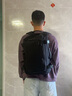 智納背包男休閑時尚雙肩包大容量多功能旅行包女輕便電腦包學生書包炫酷黑【多功能休旅款】 曬單實拍圖