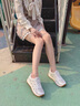 妙麗（Millies）品牌厚底運(yùn)動(dòng)休閑女鞋2025夏季新款鏤空透氣阿甘鞋戶外旅游跑步鞋 米白 37 曬單實(shí)拍圖