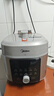 美的（Midea）小飛俠沸騰濃香雙模式電壓力鍋0氟0涂層雙膽高壓鍋6L智能預(yù)約家用煲湯6-8人煮飯煲E6825N輕音泄壓 曬單實(shí)拍圖