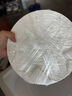 奈迅日式深盤(pán)陶瓷沙拉碗創(chuàng  )意黑色家用菜盤(pán)輕奢湯盤(pán)餐具盤(pán)子感餐盤(pán) 石紋深盤(pán)白 10寸 曬單實(shí)拍圖