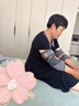 ZEAMO日本電加熱護膝蓋按摩儀保暖老寒腿滑膜炎關(guān)節(jié)痛膝蓋熱敷理療單只 曬單實拍圖