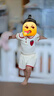 小咕嘟熊童裝女童套裝夏裝兒童套裝POLOT恤褲裙兩件套運動(dòng)休閑女孩服裝 米色 100 曬單實(shí)拍圖